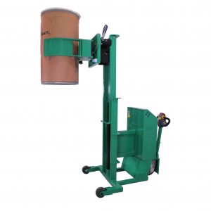 Valley Craft Drum Lift & Rotator, Deluxe Telescopic - Fully Powered Lift/Drive, Grip Connection, Counterweighted