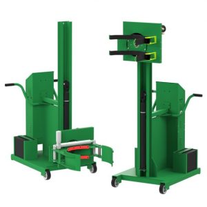 Valley Craft’s Pneumatic Semi-Powered Drum Lifts and Rotators simplify the lifting and rotating of drums by utilizing air power. Drums clamp and lift up to 84” in height (78” or 90” height models available) in less than 30 seconds, and can rotate up to 360° continuously in either direction. Compatible with all drum styles (steel, plastic and fiber), units offer convenient push/pull transporting as needed.