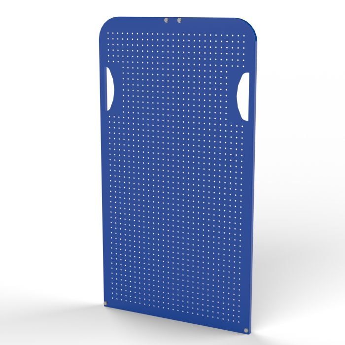 Blue Pegboard End Panel