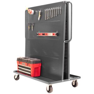 48" A-Frame Tool Cart, Gray