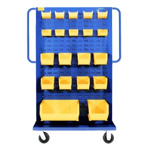 48" A-Frame Bin Cart, Blue