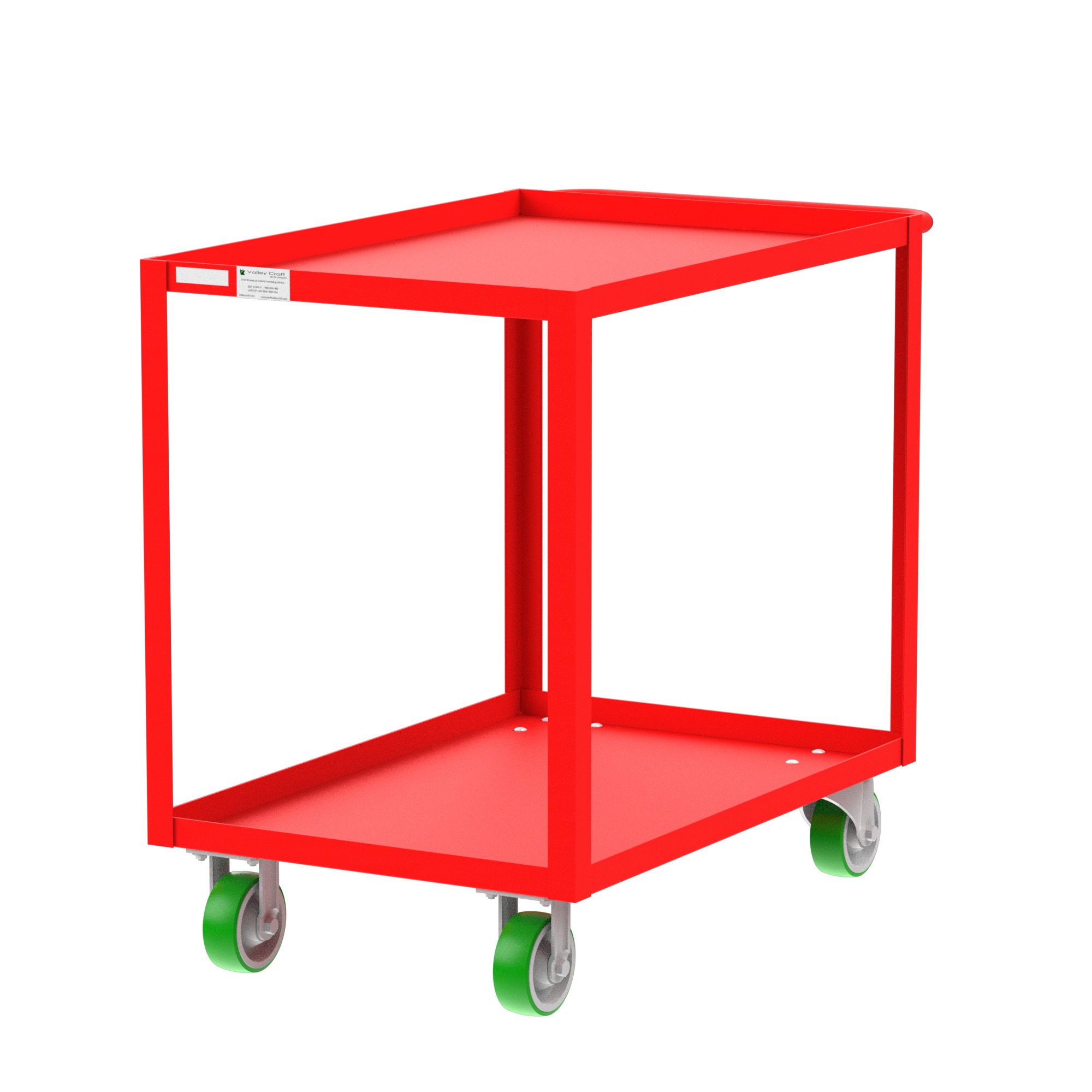 2-Shelf 12 Gauge Utility Cart, 36x24