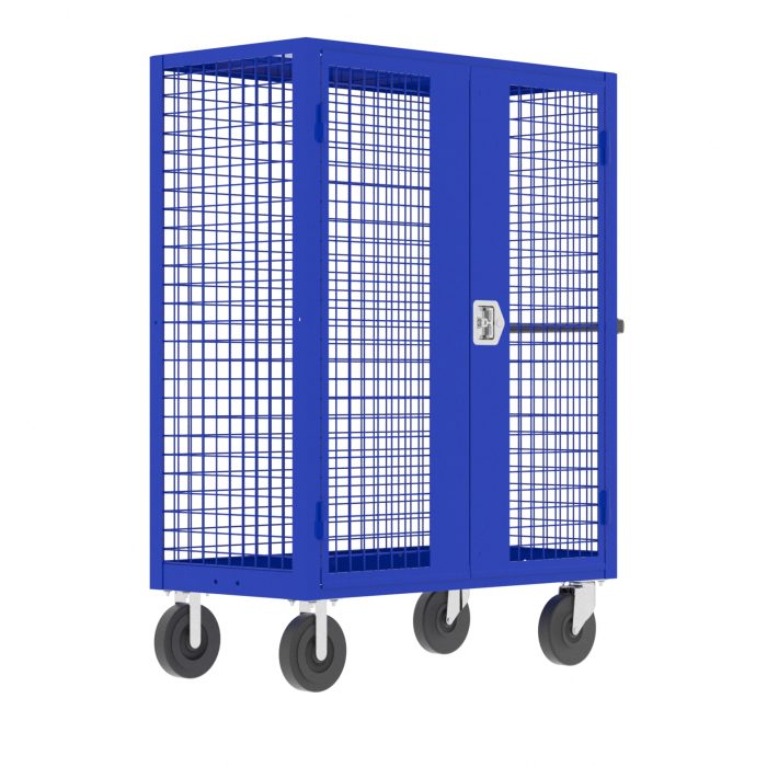 Security Cart, 48x24", Blue