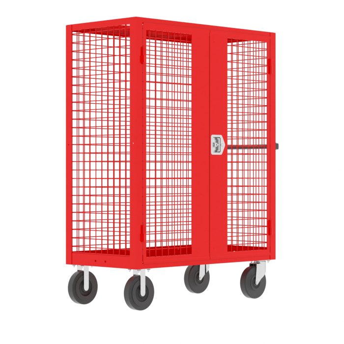 Security Cart, 48x24", Red