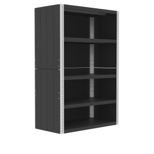 Heavy Duty Shelving, 48x24x72", Enclosed