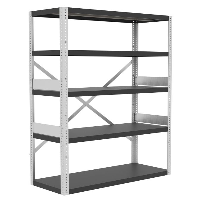 Heavy Duty Shelving, 60x24x72"