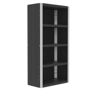 Heavy Duty Shelving, 36x18x72", Enclosed