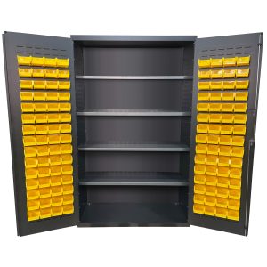 Bin & Shelf Cabinet, Door Bins, 48x78"