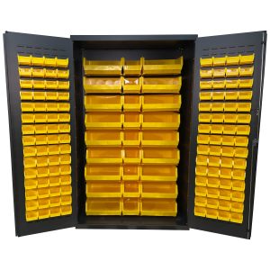 Bin & Shelf Cabinet, Full Bins, 48x78"