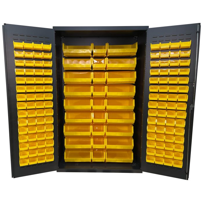 Bin & Shelf Cabinet, Full Bins, 48x78"