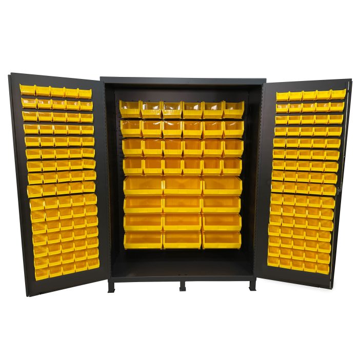 Bin & Shelf Cabinet, Full Bins, 60x84"