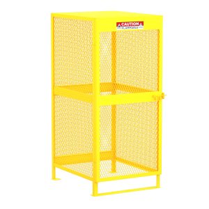 Gas Cylinder Storage Cabinet, Vertical,10 Cylinders