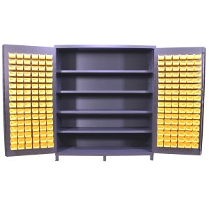 Bin & Shelf Cabinet, Door Bins, 72x84"