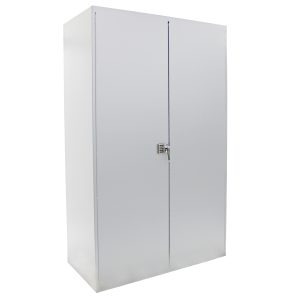 Deluxe Electronic Locking Cabinet, 36x78", White