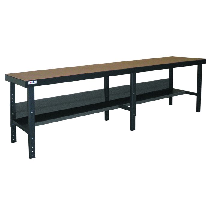 Lower Stringer Shelf for 120" Adjustable Height Work Tables