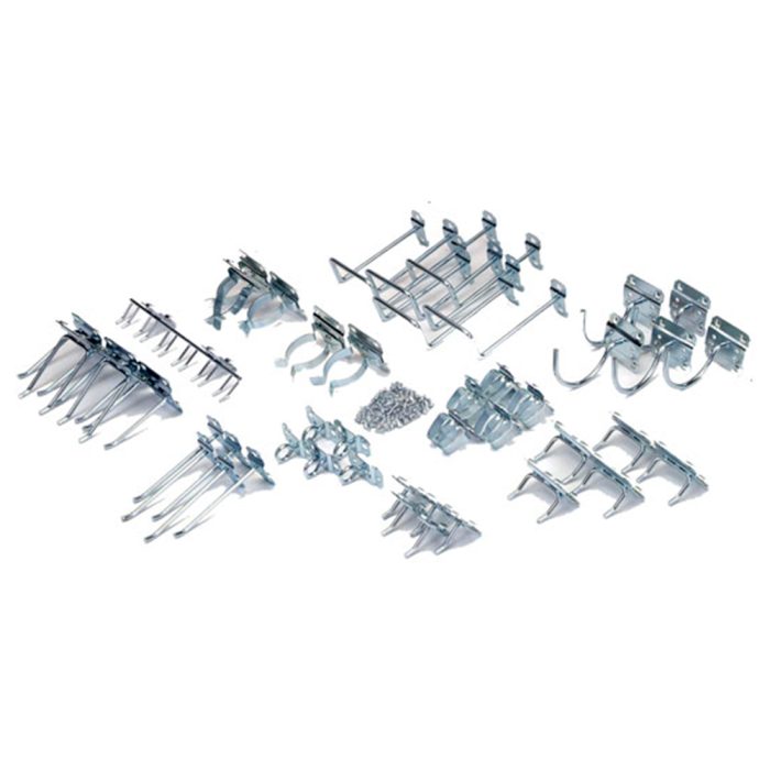 Deluxe Pegboard Hook, 46-Piece Mega Pegboard Assortment Pack