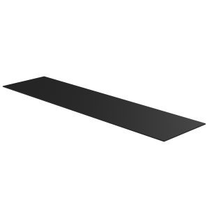 Rubber Mat Top for Deluxe Work Tables - ⅜ Thick, Black