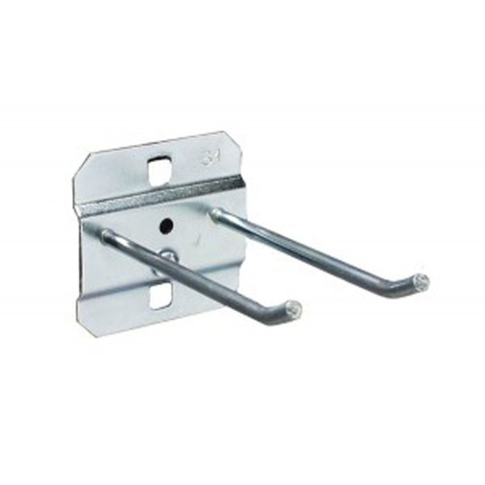 Deluxe Pegboard Hook, 3" Double Rod