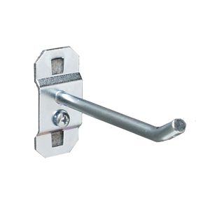 Deluxe Pegboard Hook, 4" Single Rod